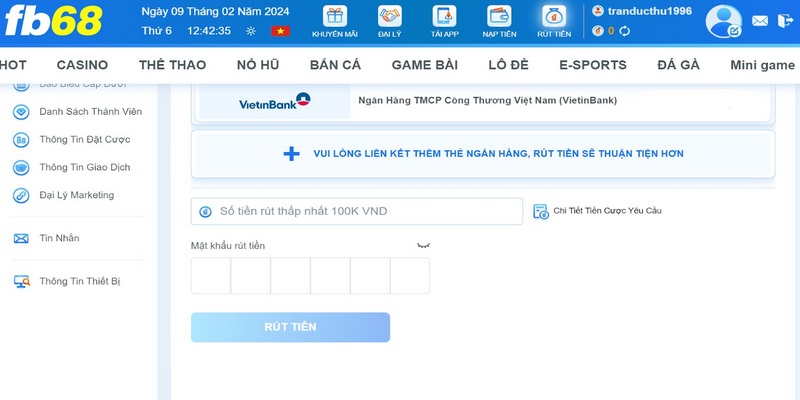 Lỗi thường gặp tại cổng game FB68